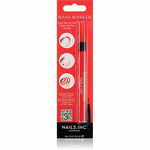 Nails Inc. Mani Marker díszítő körömlakk applikációs ceruza árnyalat Red 3 ml kép
