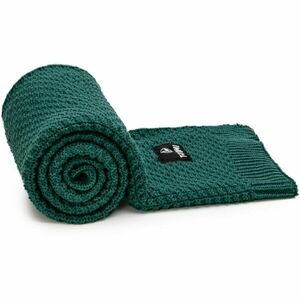 T-TOMI Knitted Blanket Smaragd kötött takaró 80 x 100 cm 1 db kép