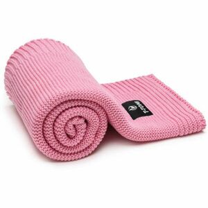 T-TOMI Knitted Blanket Pink Waves kötött takaró 80 x 100 cm 1 db kép