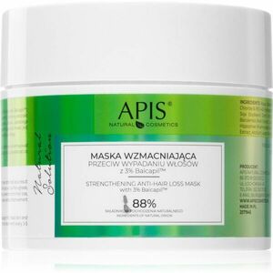 Apis Natural Cosmetics Natural Solution 3% Baicapil erősítő maszk kihullásra hajlamos, legyengült hajra 200 ml kép