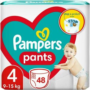 Pampers Pants Size 4 eldobható nadrágpelenkák 9-15 kg 48 db kép