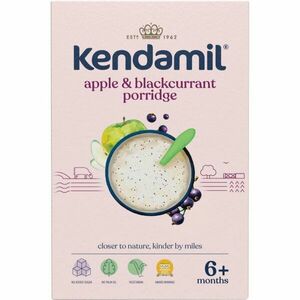 Kendamil Apple & Blackcurrant Porridge tejalapú kása fekete ribizlivel és almával 150 g kép