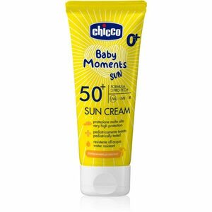 Chicco Baby Moments Sun napozó krém SPF50+ gyermekeknek születéstől kezdődően 75 ml kép