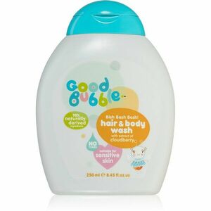 Good Bubble Hair & Body Wash Cloudberry tisztító emulzió és sampon gyermekeknek születéstől kezdődően 250 ml kép