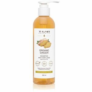 T-LAB Organics Organic Ginger Anti Hair Loss Shampoo erősítő sampon a ritkuló hajra 250 ml kép