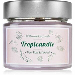 Tropicandle Plum, Rose & Patchouli illatgyertya 150 ml kép