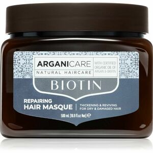 Arganicare Biotin Repairing Hair Masque mélyen tápláló hajmaszk biotinnal 500 ml kép