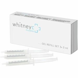 WhitneyPHARMA Gel refill set utántöltő kíméletes fogfehérítésre 3x3 ml kép