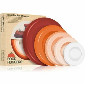 Food Huggers Food Huggers Set szilikonos fedélszett gyümölcsökhöz és zöldségekhez szín Terracotta 5 db kép