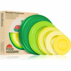 Food Huggers Food Huggers Set szilikonos fedélszett gyümölcsökhöz és zöldségekhez szín Green 5 db kép