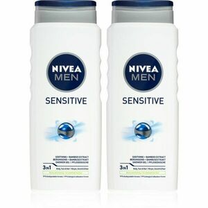 Nivea Men Sensitive tusfürdő gél testre és hajra (takarékos kiszerelés) kép