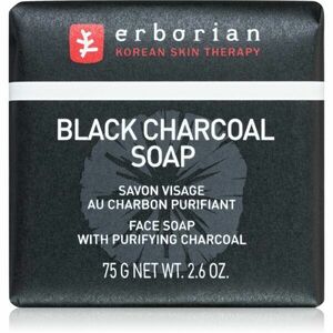 Erborian Black Charcoal tisztító szappan arcra aktív szénnel 75 g kép