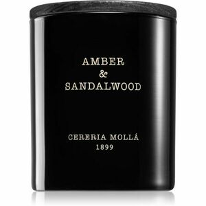 Cereria Mollá Boutique Amber & Sandalwood illatgyertya 230 g kép