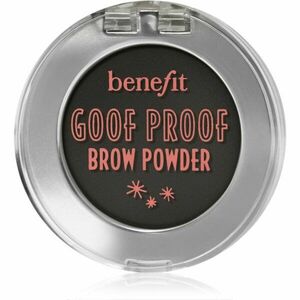 Benefit Goof Proof Brow Powder púder szemöldökre árnyalat 6 Cool Soft Black 1, 9 g kép