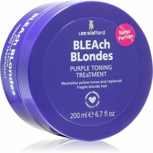 Lee Stafford Bleach Blondes Purple reign maszk semlegesíti a sárgás tónusokat 200 ml kép