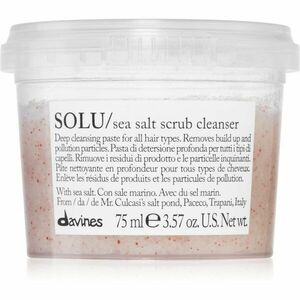 Davines Essential Haircare SOLU Sea Salt Scrub Cleanser tisztító peeling minden hajtípusra 75 ml kép