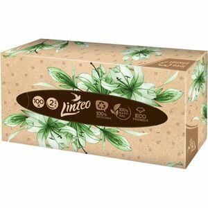 Linteo Paper Tissues Two-ply Paper, 100 pcs per box papírzsebkendő 100 db kép