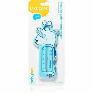 BabyOno Take Care Floating Bath Thermometer gyerek lázmérő fürdőbe Blue Giraffe 1 db kép