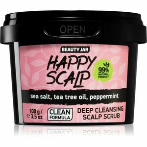 Beauty Jar Happy Scalp tisztító peeling zsíros fejbőrre 100 g kép