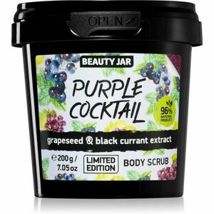 Beauty Jar Purple Cocktail frissítő testpeeling 200 g kép