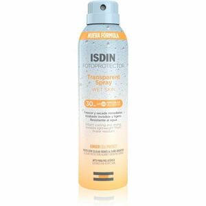 ISDIN Transparent Spray Wet Skin átlátszó napozó spray SPF 30 250 ml kép
