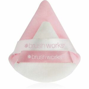Brushworks Triangular Powder Puff Duo puffni kép