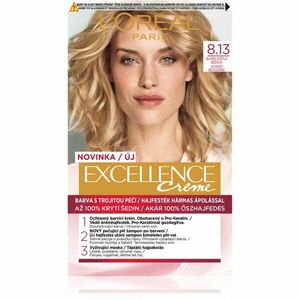 L’Oréal Paris Excellence Creme hajfesték árnyalat 8.13 Blond Clair Beige 1 db kép