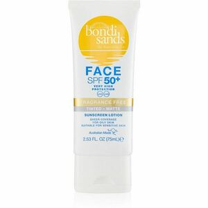Bondi Sands SPF 50+ Face Fragrance Free védő tonizáló krém arcra matt hatásért SPF 50+ 75 ml kép