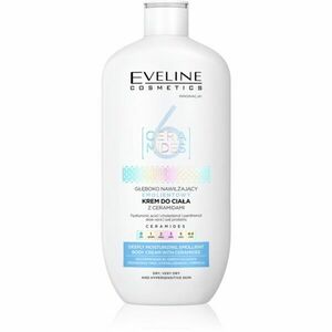 Eveline Cosmetics 6 Ceramides hidratáló testkrém Száraz, nagyon száraz bőrre parfümmentes 350 ml kép