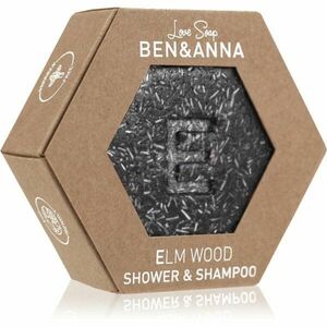 BEN&ANNA Love Soap Shower & Shampoo szilárd sampon és tusfürdő gél 2 az 1-ben Elm Wood 60 g kép
