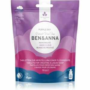 BEN&ANNA Natural Hand Soap folyékony szappan tablettákban Purple Sky 55 g kép
