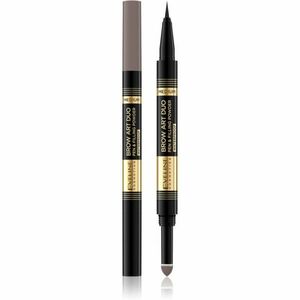 Eveline Cosmetics Brow Art Duo Kétoldalú szemöldök ceruza árnyalat Medium 8 g kép