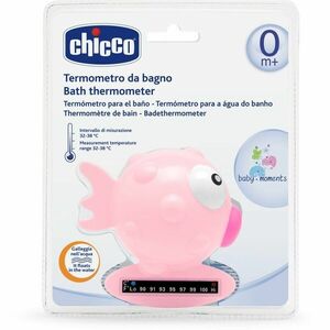 Chicco Baby Moments lázmérő fürdőbe Pink 1 db kép