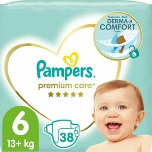 Pampers Premium Care Size 6 eldobható pelenkák 13+ kg 38 db kép