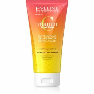 Eveline Cosmetics Vitamin C 3x Action tisztító gél A.H.A.-val (Alpha Hydroxy Acids) 150 ml kép