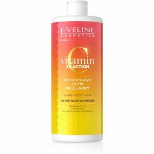 Eveline Cosmetics Vitamin C 3x Action micellás víz élénk és hidratált bőr 500 ml kép