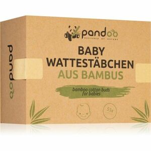 Pandoo Bamboo Cotton Buds for Babies fültisztítók gyermekeknek 55 db kép