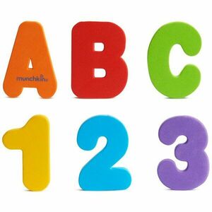 Munchkin Bath Learn Letters & Numbers Fürdőjátékok 18 m+ 36 db kép
