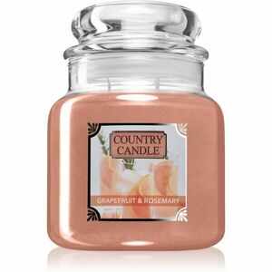 Country Candle Grapefruit & Rosemary illatgyertya 453 g kép