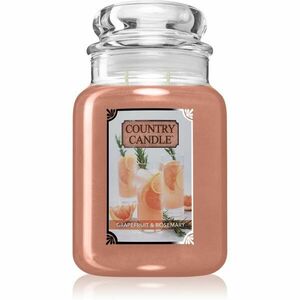 Country Candle Grapefruit & Rosemary illatgyertya 680 g kép