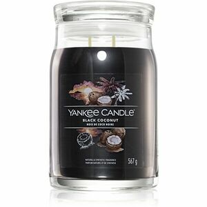 Yankee Candle Black Coconut illatgyertya I. Signature 567 g kép