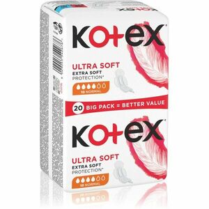 Kotex Ultra Soft Normal egészségügyi betétek 20 db kép