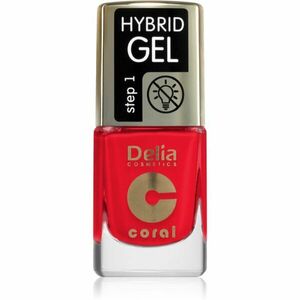 Delia Cosmetics Coral Hybrid Gel géles körömlakk UV/LED lámpa használata nélkül árnyalat 119 11 ml kép