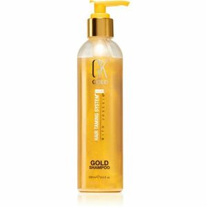 GK Hair Gold Shampoo hidratáló és védő sampon aloe verával és shea vajjal 250 ml kép
