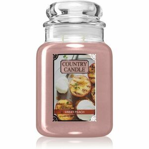 Country Candle Sweet Peach illatgyertya 680 g kép