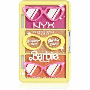 NYX Professional Makeup Barbie Mini Cheek Palette mini palettát két pirosító árnyalattal 28 g kép