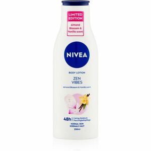Nivea Zen Vibes hidratáló testápoló tej Almond Blossom & Vanilla 250 ml kép