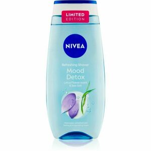 Nivea Mood Detox frissítő tusfürdőolaj Lotus Flower & Sea Salt 250 ml kép
