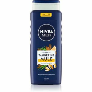 Nivea Men Tangerine Mule tusfürdő gél arcra, testre és hajra 500 ml kép
