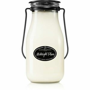 Milkhouse Candle Co. Creamery Midnight Plum illatgyertya Milkbottle 397 g kép